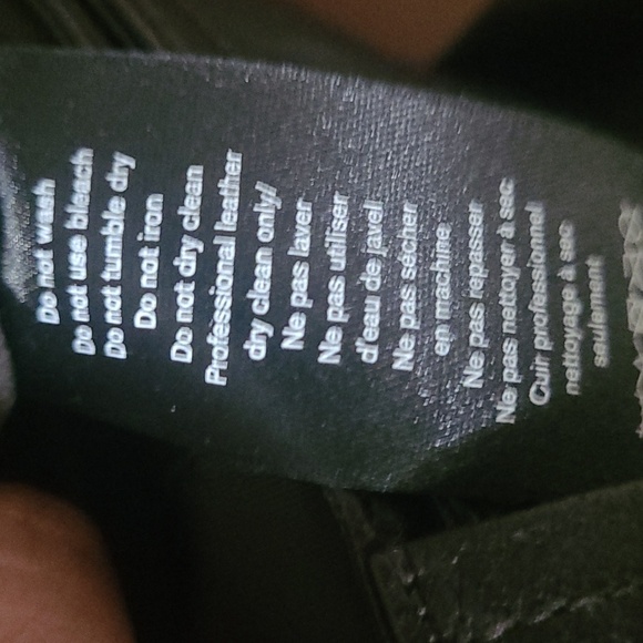 NWT RAG & BONE Mia Leather Jeans Relaxed Pants Dark Brown, Sz 4 & 6 - Picture 9 of 13